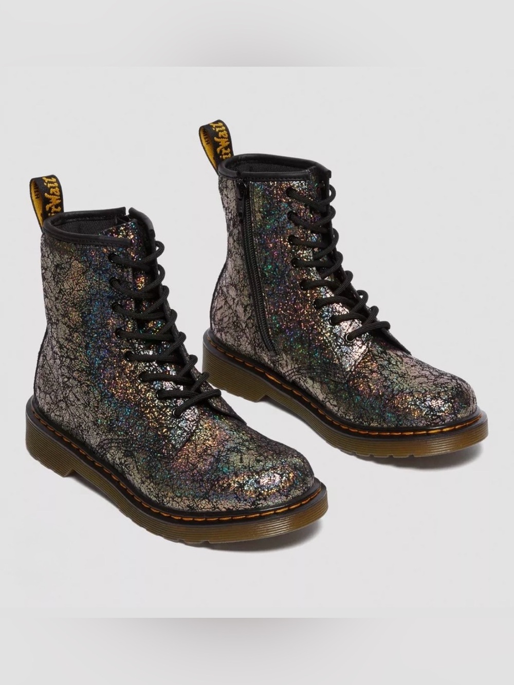 Dr. Martens Youth Crinkle Sole Boots Size 6